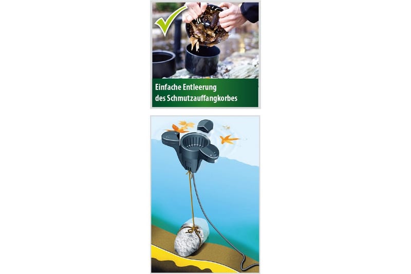 Dammskimmer Heissner Flytande 2500 l/h - Trädgård & spabad - Utemiljö - Trädgårdsdekoration - Damm & fontän