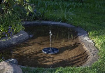 Fountain Solcellsdekoration 16 cm - svart - Trädgård & spabad - Utemiljö - Trädgårdsdekoration - Damm & fontän - Trädgårdsfontän