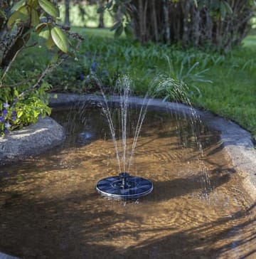 Fountain Solcellsdekoration 16 cm - svart - Trädgård & spabad - Utemiljö - Trädgårdsdekoration - Damm & fontän - Trädgårdsfontän