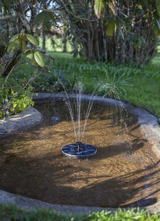 Fountain Solcellsdekoration 16 cm - svart - Trädgård & spabad - Utemiljö - Trädgårdsdekoration - Damm & fontän - Trädgårdsfontän