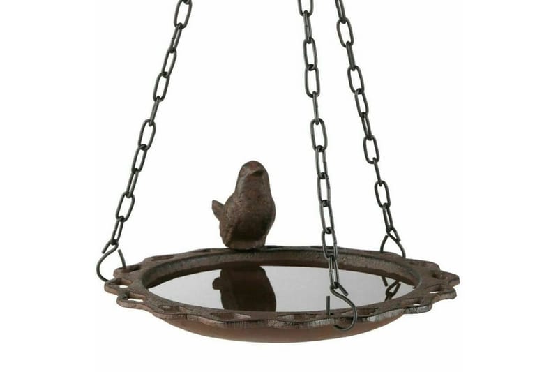 HI Hängande fågelbad 20,5 cm brun - Brun - Trädgård & spabad - Utemiljö - Trädgårdsdekoration - Damm & fontän