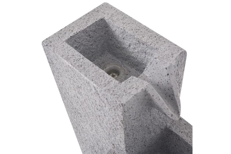 Inomhusfontän med LED polyresin - Grå - Trädgård & spabad - Utemiljö - Trädgårdsdekoration - Damm & fontän