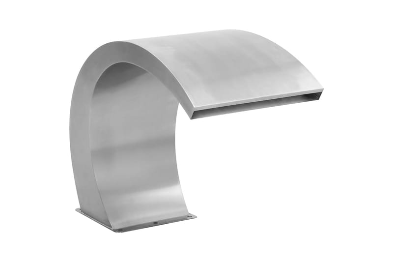 Poolfontän med LED rostfritt stål 30x60x45 cm - Silver - Trädgård & spabad - Utemiljö - Trädgårdsdekoration - Damm & fontän