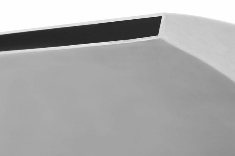 Poolfontän rostfritt stål 30x9x26 cm silver - Silver - Damm & fontän - Trädgårdsfontän