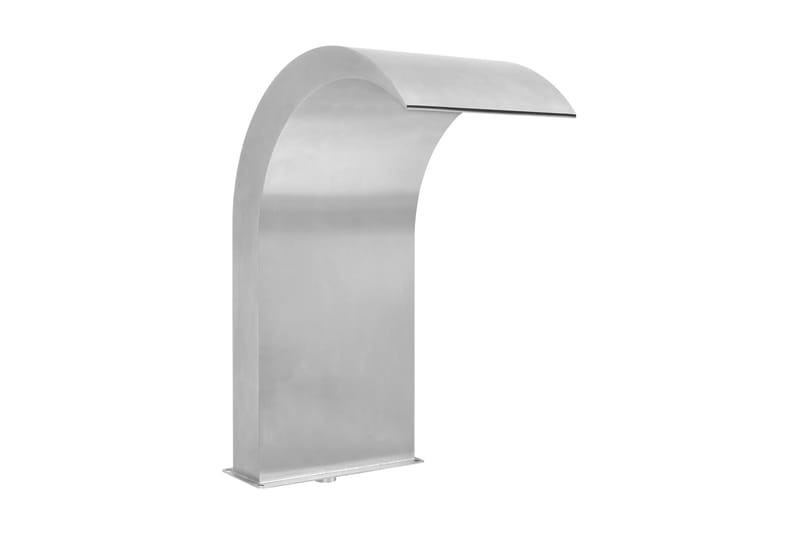 Poolfontän rostfritt stål 45x30x65 cm silver - Silver - Trädgård & spabad - Utemiljö - Trädgårdsdekoration - Damm & fontän
