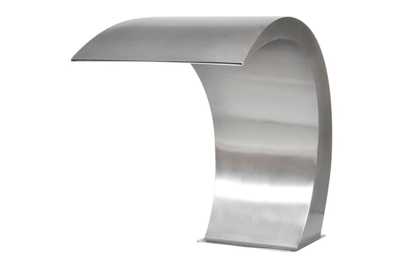 Poolfontän trädgårdsvattenfall i rostfritt stål 45x30x60 cm - Silver - Trädgård & spabad - Utemiljö - Trädgårdsdekoration - Damm & fontän