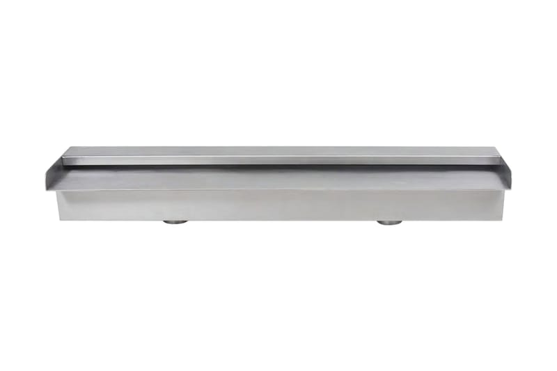 Rektangulärt Vattenfall Poolfontän i rostfritt stål 60 cm - Silver - Trädgård & spabad - Utemiljö - Trädgårdsdekoration - Damm & fontän