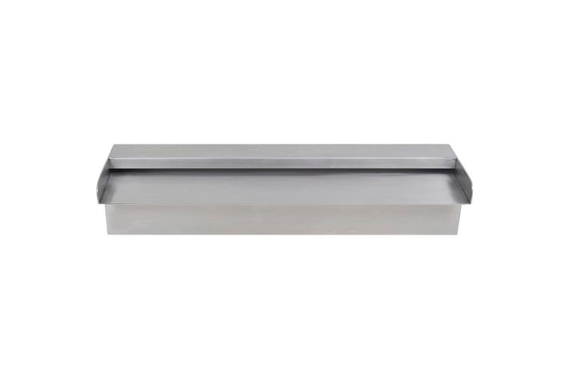 Rektangulärt Vattenfall Poolfontän i rostfritt stål 45 cm - Silver - Trädgård & spabad - Utemiljö - Trädgårdsdekoration - Damm & fontän
