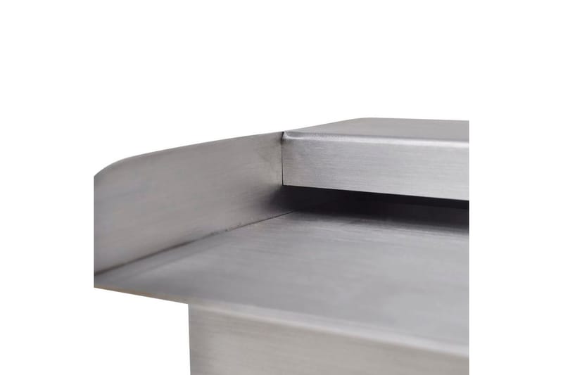 Rektangulärt Vattenfall Poolfontän i rostfritt stål 45 cm - Silver - Trädgård & spabad - Utemiljö - Trädgårdsdekoration - Damm & fontän