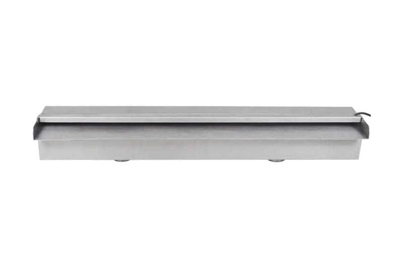 Rektangulärt Vattenfall Poolfontän m LEDs i rostfritt stål 6 - Vit - Trädgård & spabad - Utemiljö - Trädgårdsdekoration - Damm & fontän