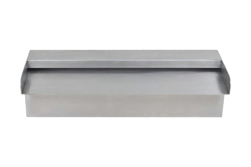 Rektangulärt Vattenfall Poolfontän i rostfritt stål 30 cm - Silver - Trädgård & spabad - Utemiljö - Trädgårdsdekoration - Damm & fontän