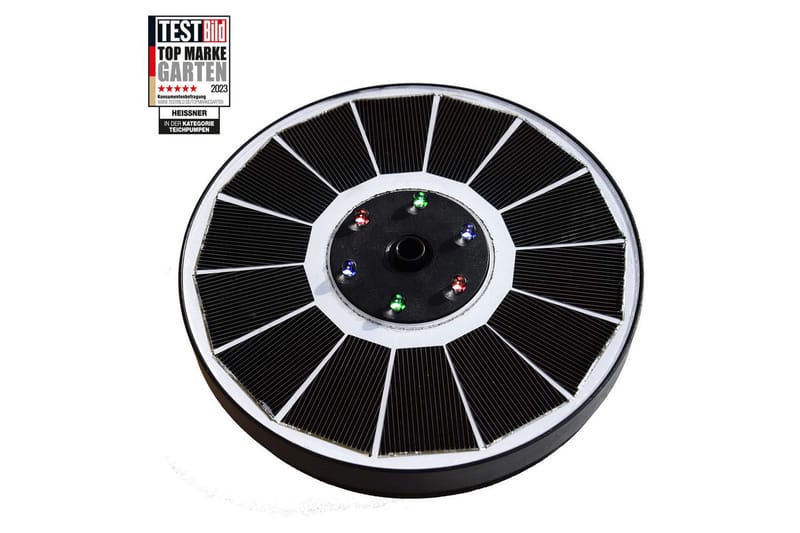 Solcellsfontän Heissner Flytande Med LED belysning - Med LED belysning - Trädgård & spabad - Utemiljö - Trädgårdsdekoration - Damm & fontän