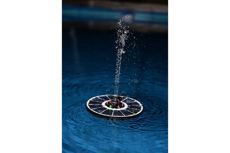 Solcellsfontän Heissner Flytande Med LED belysning - Med LED belysning - Trädgård & spabad - Utemiljö - Trädgårdsdekoration - Damm & fontän