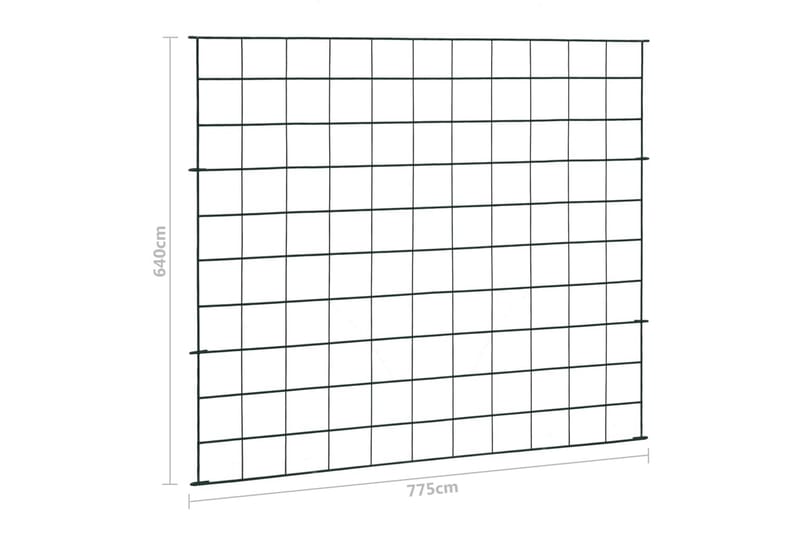 Staket till damm 77,5x64 cm grön - Grön - Trädg�ård & spabad - Utemiljö - Trädgårdsdekoration - Damm & fontän - Dammduk
