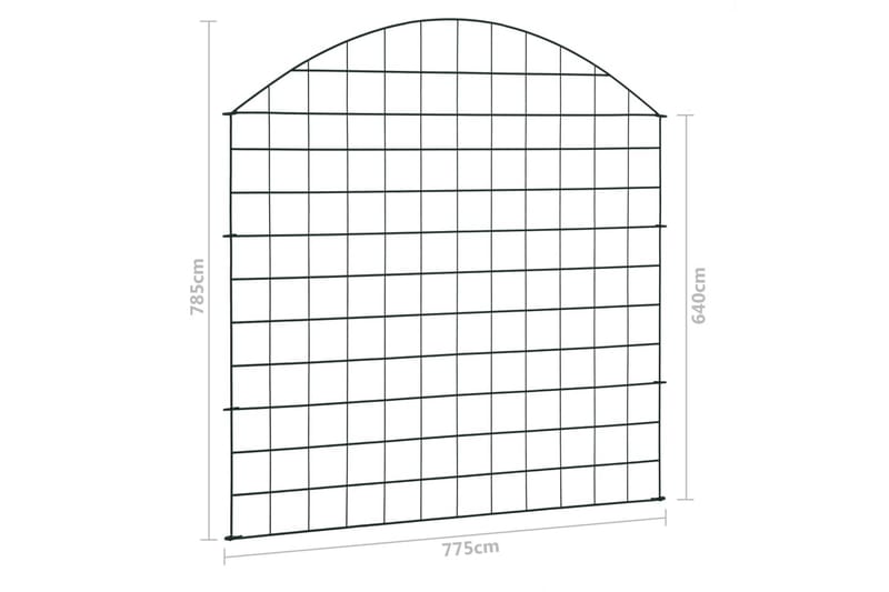 Staket till damm båge 77,5x78,5 cm grön - Grön - Trädgård & spabad - Utemiljö - Trädgårdsdekoration - Damm & fontän - Dammduk