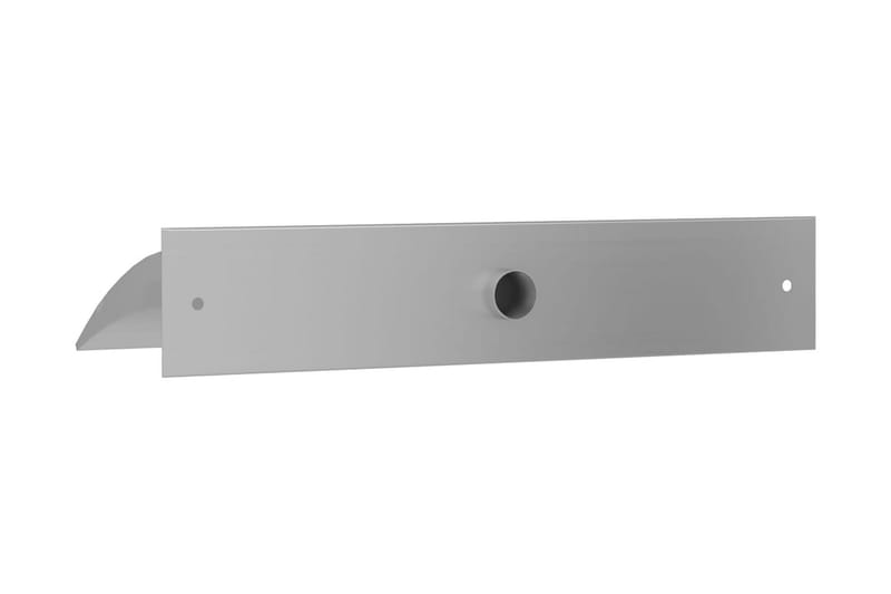 Trädgårdsfontän silver 45x9x26 cm rostfritt stål - Silver - Trädgård & spabad - Utemiljö - Trädgårdsdekoration - Damm & fontän