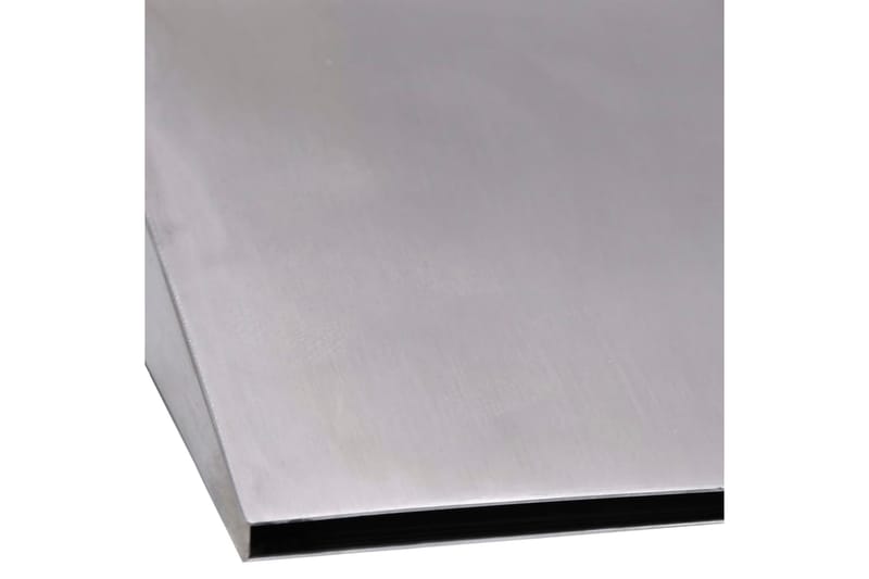 Trädgårdsfontän silver 45x9x26 cm rostfritt stål - Silver - Trädgård & spabad - Utemiljö - Trädgårdsdekoration - Damm & fontän
