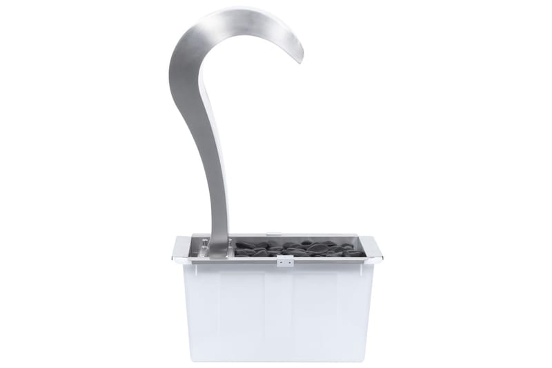 Trädgårdsvattenfall 52,4x34,2x82 cm rostfritt stål - Silver - Trädgård & spabad - Utemiljö - Trädgårdsdekoration - Damm & fontän