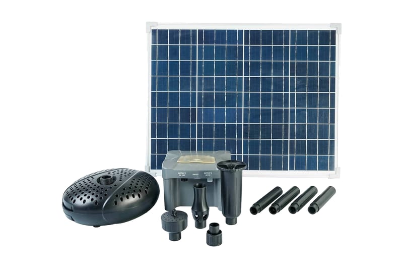 Ubbink SolarMax 2500 set med solpanel, pump och batteri - Damm & fontän
