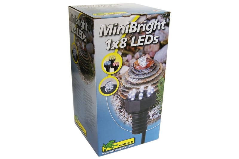 Ubbink Undervattenslampa för damm MiniBright 1x8 LED 1354018 - Damm & fontän - Undervattensbelysning