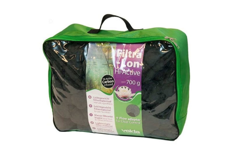 Velda Filtermaterial Filtra-Lon Hi-Active 700 g svart - Trädgård & spabad - Utemiljö - Trädgårdsdekoration - Damm & fontän