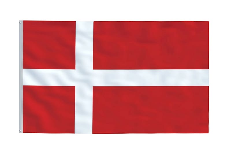 Danmarks flagga 90x150 cm - Flaggstång & flagga