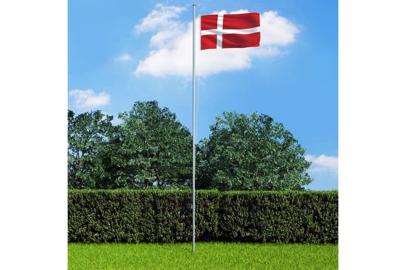 Danmarks flagga 90x150 cm - Flaggstång & flagga