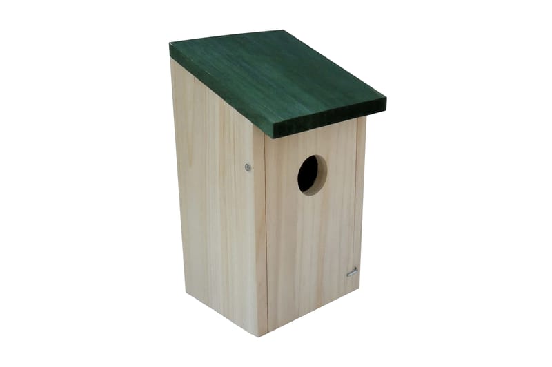 Fågelholkar 8 st trä 12x12x22 cm - Beige - Fågelmatare & holkar