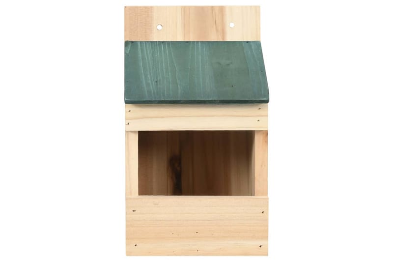 Fågelholkar 4 st 12x16x20 cm granträ - Vit - Trädgård & spabad - Utemiljö - Trädgårdsdekoration - Fågelmatare & holkar