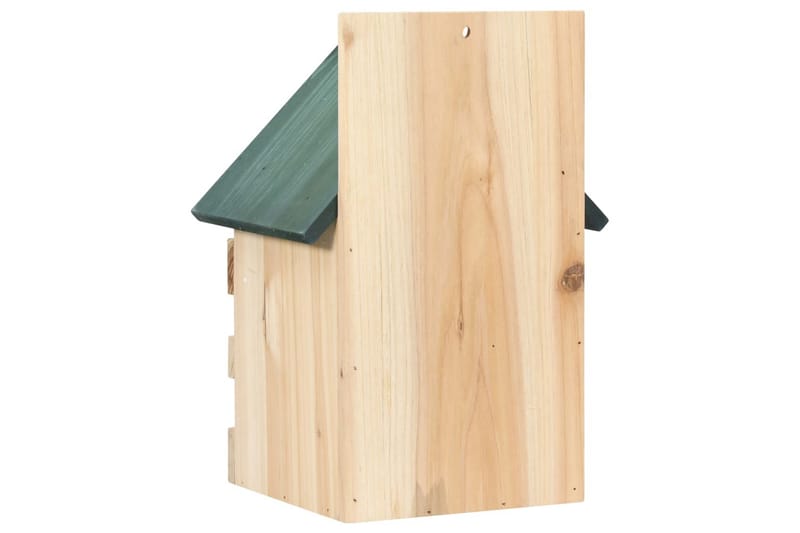 Fågelholkar 4 st 23x19x33 cm granträ - Vit - Trädgård & spabad - Utemiljö - Trädgårdsdekoration - Fågelmatare & holkar