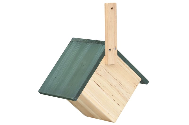 Fågelholkar 4 st 24x16x30 cm granträ - Vit - Trädgård & spabad - Utemiljö - Trädgårdsdekoration - Fågelmatare & holkar