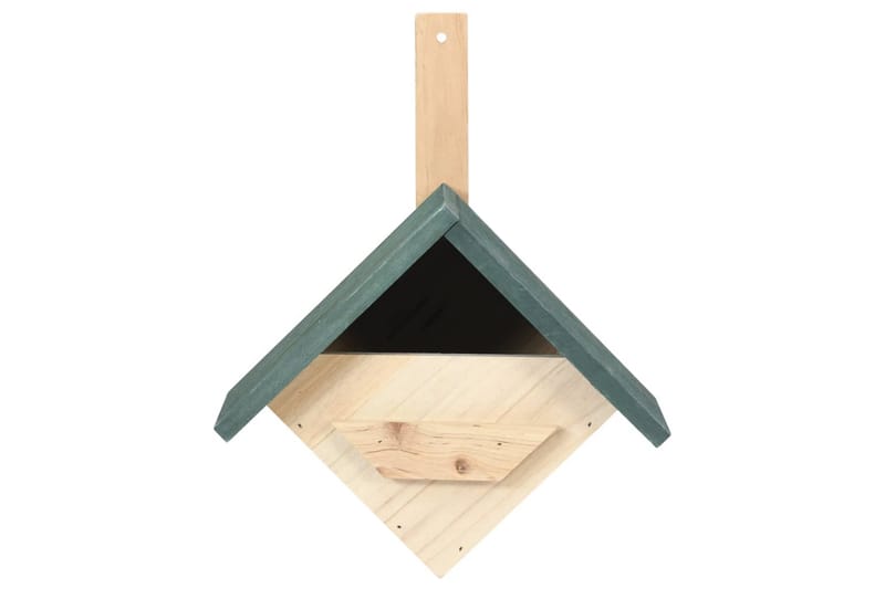 Fågelholkar 4 st 24x16x30 cm granträ - Vit - Trädgård & spabad - Utemiljö - Trädgårdsdekoration - Fågelmatare & holkar