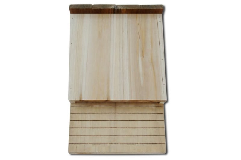 Fladdermusholk, 22x12x34 cm, 2-Pack - Brun - Trädgård & spabad - Utemiljö - Trädgårdsdekoration - Fågelmatare & holkar