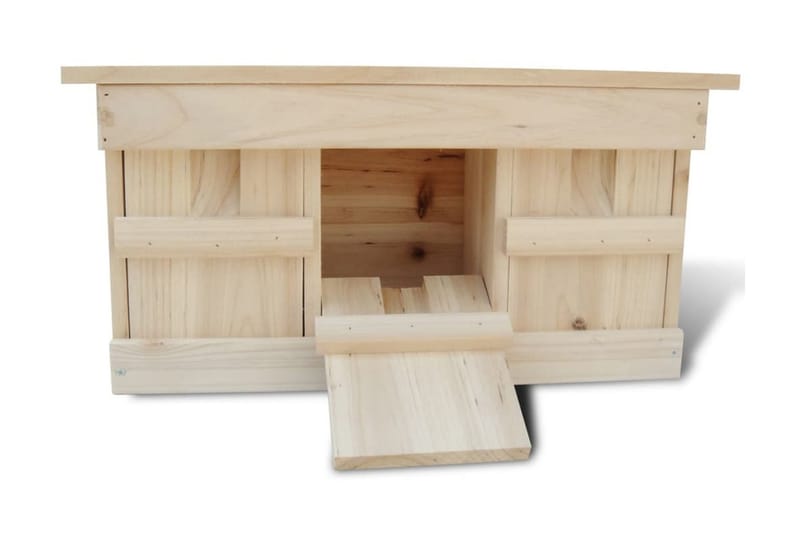 Sparvfågelholk 44x15,5x21,5 cm - Brun - Trädgård & spabad - Utemiljö - Trädgårdsdekoration - Fågelmatare & holkar