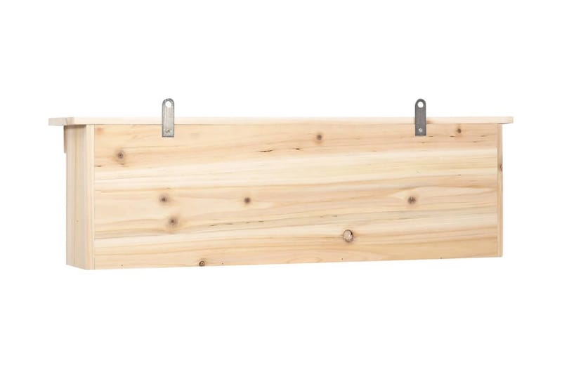 Sparvholk med 5 kammare 68x15x21 cm granträ - Vit - Trädgård & spabad - Utemiljö - Trädgårdsdekoration - Fågelmatare & holkar