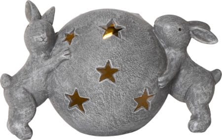 Harriet Solcellsdekoration 24 cm - grå - Trädgård & spabad - Utemiljö - Trädgårdsdekoration - Trädgårdsfigurer & trädgårdsprydnad