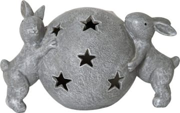 Harriet Solcellsdekoration 24 cm - grå - Trädgård & spabad - Utemiljö - Trädgårdsdekoration - Trädgårdsfigurer & trädgårdsprydnad