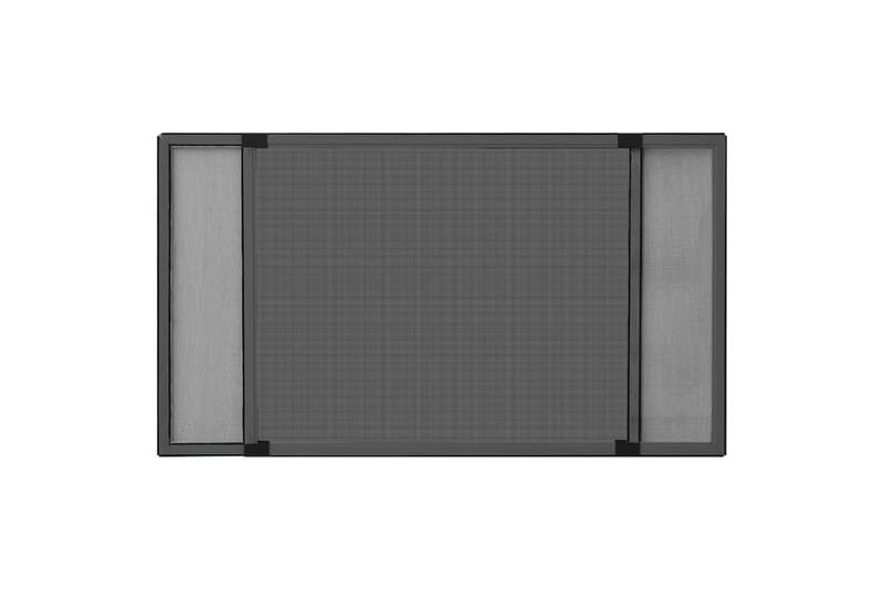Expanderbart insektsnät för fönster antracit (75-143)x50 cm - Grå - Trädgård & spabad - Utemiljö - Trädgårdsdekoration - Myggnät & insektsnät