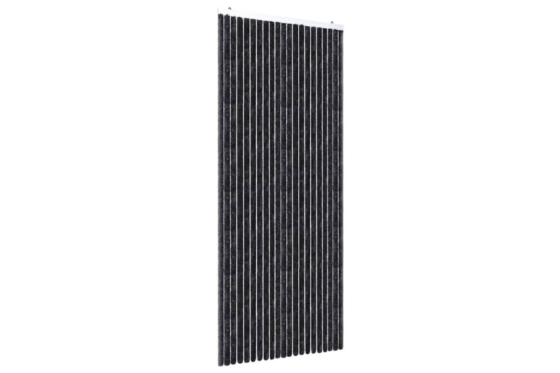 Insektsdraperi antracit 90x220 cm chenille - Grå - Trädgård & spabad - Utemiljö - Trädgårdsdekoration - Myggnät & insektsnät