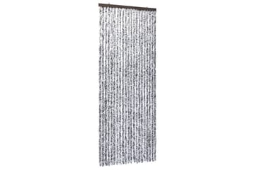 Insektsdraperi brun och beige 90x220 cm chenille