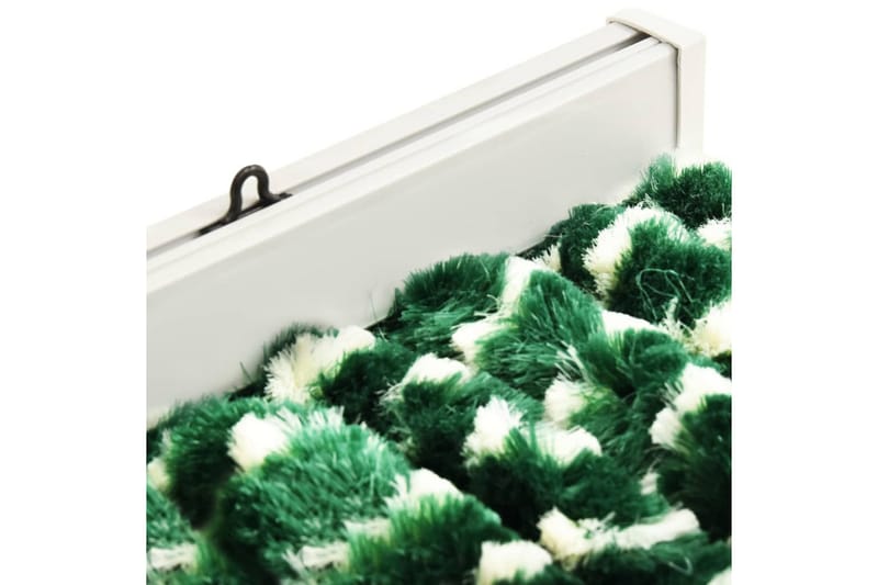 Insektsdraperi grön och vit 90x220 cm chenille - Grön - Trädgård & spabad - Utemiljö - Trädgårdsdekoration - Myggnät & insektsnät