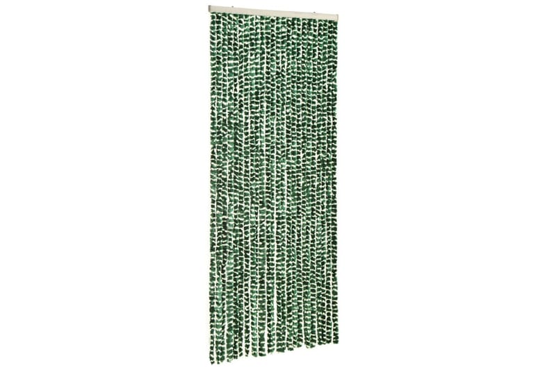 Insektsdraperi grön och vit 90x220 cm chenille - Grön - Trädgård & spabad - Utemiljö - Trädgårdsdekoration - Myggnät & insektsnät