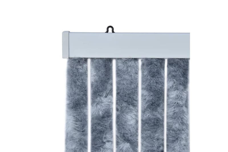 Insektsdraperi silver 90x220 cm chenille - Silver - Trädgård & spabad - Utemiljö - Trädgårdsdekoration - Myggnät & insektsnät