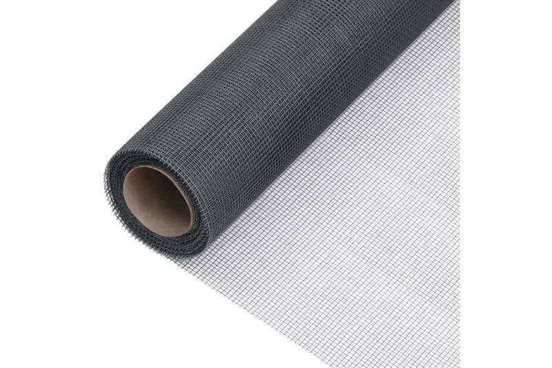 Insektsnät glasfiberplast 100x2000 cm grå - Grå - Trädgård & spabad - Utemiljö - Trädgårdsdekoration - Myggnät & insektsnät