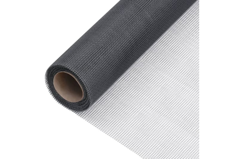 Insektsnät glasfiberplast 60x500 cm grå - Grå - Trädgård & spabad - Utemiljö - Trädgårdsdekoration - Myggnät & insektsnät