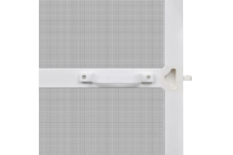 Insektsnät med gångjärn för dörrar 100x215 cm - Vit - Trädgård & spabad - Utemiljö - Trädgårdsdekoration - Myggnät & insektsnät