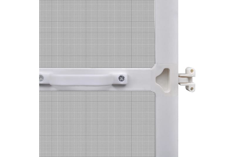 Insektsnät med gångjärn för dörrar 100x215 cm - Vit - Trädgård & spabad - Utemiljö - Trädgårdsdekoration - Myggnät & insektsnät