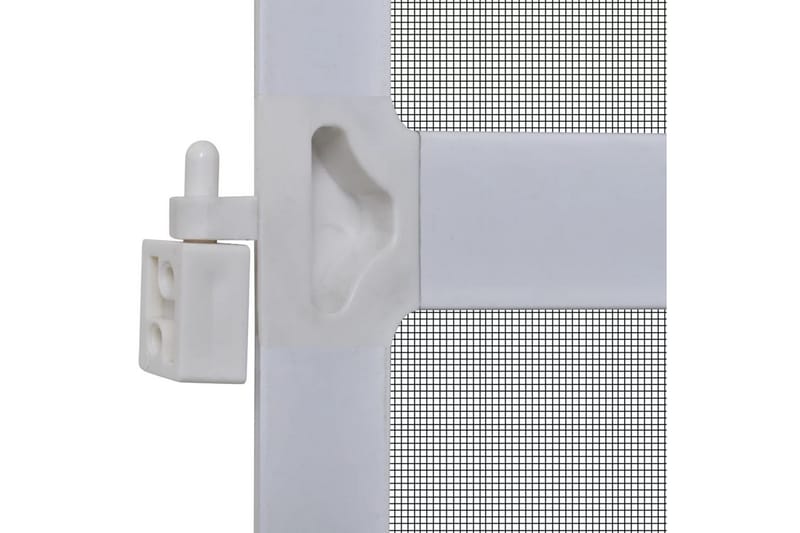 Insektsnät med gångjärn för dörrar 100x215 cm - Vit - Trädgård & spabad - Utemiljö - Trädgårdsdekoration - Myggnät & insektsnät