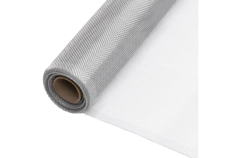Insektsnät rostfritt stål 80x2000 cm silver - Silver - Trädgård & spabad - Utemiljö - Trädgårdsdekoration - Myggnät & insektsnät