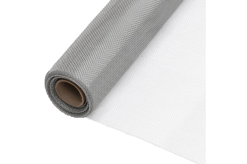Insektsnät rostfritt stål 80x500 cm silver - Silver - Trädgård & spabad - Utemiljö - Trädgårdsdekoration - Myggnät & insektsnät